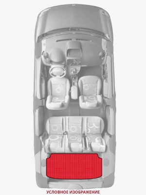 ЭВА коврики «Queen Lux» багажник для Lexus GX (UZJ120)